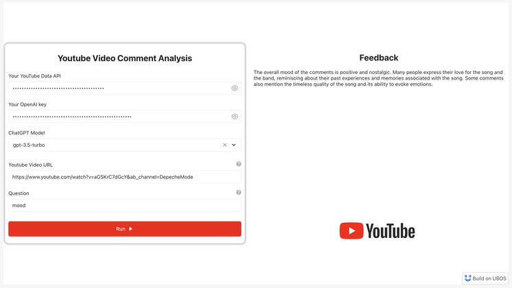 Cover image for YouTube Video Comment Analysis Template
