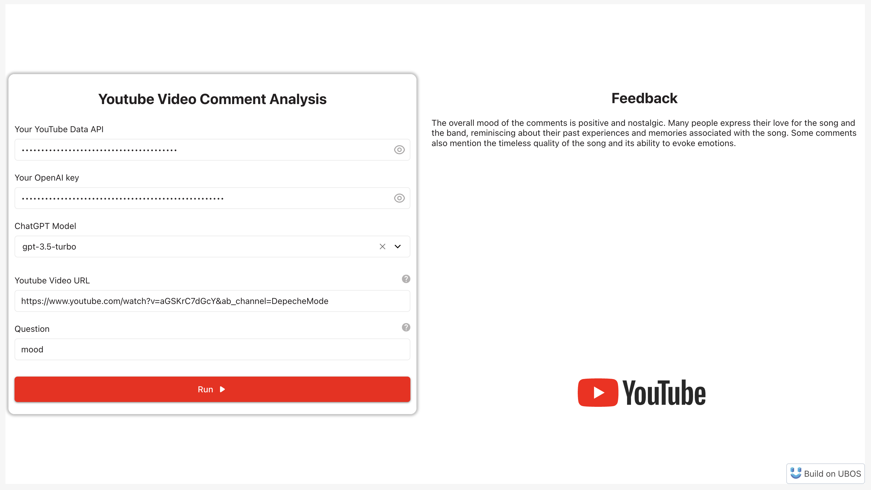 Cover image for YouTube Video Comment Analysis Template